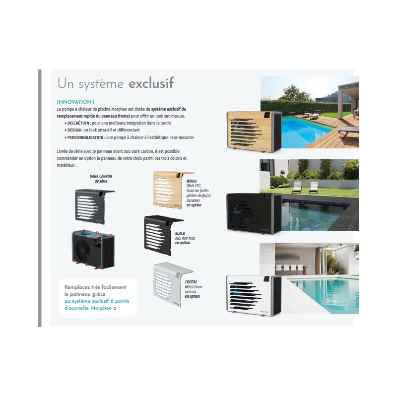 MORPHEO Inverter XS 30 à 45m3 de Polytropic avec façade interchangeable